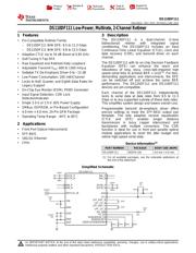 DS110DF111SQ/NOPB datasheet.datasheet_page 1