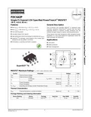 FDC642P datasheet.datasheet_page 2