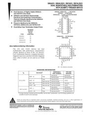 SN74221N Datenblatt PDF