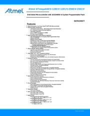ATMEGA2560-16AU Programmierhandbuch