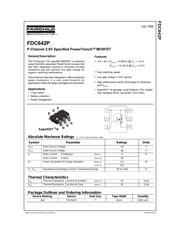 FDC642P datasheet.datasheet_page 1