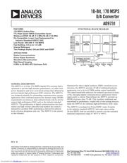 AD9731BR-REEL 数据规格书 1