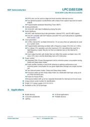 LPC1102UK,118 数据规格书 2