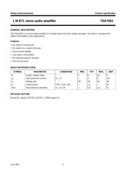 TDA7052/N2 datasheet.datasheet_page 2