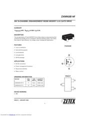 ZXMN3B14FTA 数据规格书 1