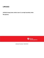 LMV1015UR-15/NOPB datasheet.datasheet_page 1