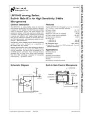 LMV1015XRX-15/NOPB datasheet.datasheet_page 2