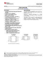 SN74LVC3G04DCTRE4 datasheet.datasheet_page 1