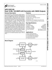 ADC12DC105CISQE 数据规格书 2