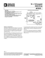 AD75019JP Datenblatt PDF