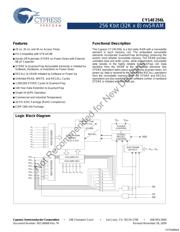 CY14E256L-SZ25XI 数据规格书 1