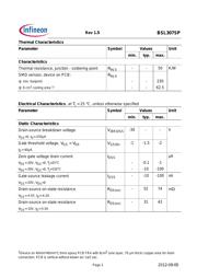 BSL307SPL6327XT datasheet.datasheet_page 2