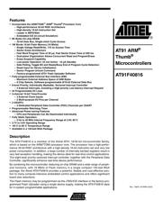 AT91F40816-33CI datasheet.datasheet_page 1