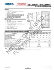 SBL2045PT 数据手册