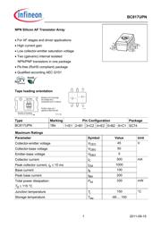 BC817UPNE6327HTSA1 datasheet.datasheet_page 1