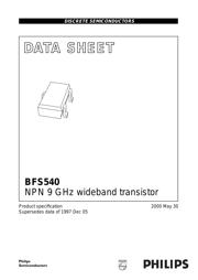BFS540 datasheet.datasheet_page 1