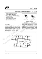 TDA7240AV Datenblatt PDF