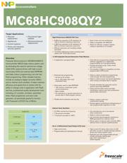 MC68HC908QY2CPE 数据规格书 1