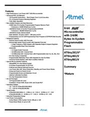 ATTINY861V-10MU 数据规格书 1