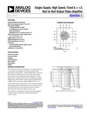 ADA4856-3YCPZ-R2 datasheet.datasheet_page 1