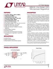 LT1763CS8-5#PBF Datenblatt PDF