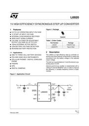 L6920DTR datasheet.datasheet_page 1