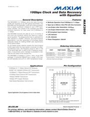 MAX3992UTG+T datasheet.datasheet_page 1
