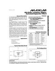 MAX293EWE+ Datenblatt PDF