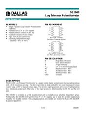 DS1866Z+ datasheet.datasheet_page 1