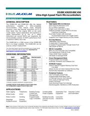 DS89C430-QNL+ Datenblatt PDF