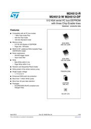 M24512-DRDW3G/K 数据规格书 1