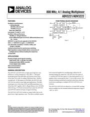 ADV3222 datasheet.datasheet_page 1