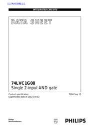74LVC1G08 数据规格书 1