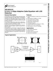 DS15EA101SQE 数据规格书 1