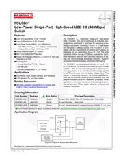 FSUSB31L8X 数据规格书 1