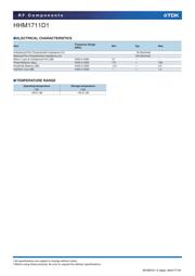 HHM1711D1 数据规格书 3
