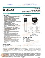 DS18S20 数据规格书 1