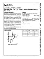 LMV7271 datasheet.datasheet_page 1