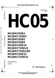 MC68HC705 数据规格书 1