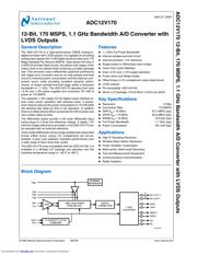 ADC12V170HFEB/NOPB 数据规格书 1