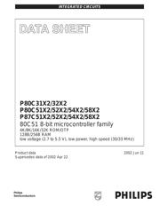 P80C32SBAA,512 Datenblatt PDF