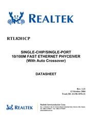 RTL8201CP datasheet.datasheet_page 1