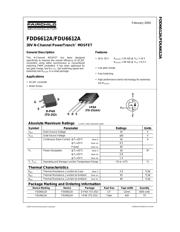 FDD6612A datasheet.datasheet_page 1