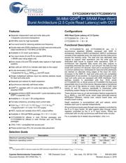 CY7C2265KV18-550BZC datasheet.datasheet_page 1