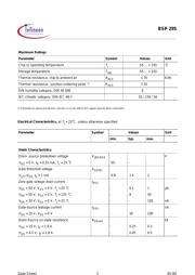 BSP295 datasheet.datasheet_page 2