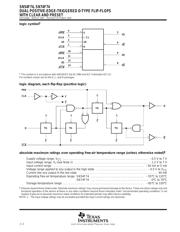 SN74F74 datasheet.datasheet_page 2