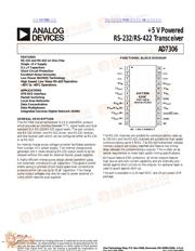 AD7306 datasheet.datasheet_page 1