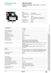 ABL6TS100G 数据规格书 1