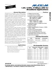 MAX1214EGK-D datasheet.datasheet_page 1