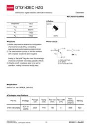 DTD143ECHZGT116 datasheet.datasheet_page 1